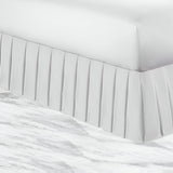400TC Sateen Solid Cotton Pleated Bed Skirt
