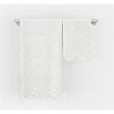 Scalloped Embroidered Bath Towels (Set of 2)
