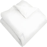 400TC Cotton Double Embroidery Sateen Solid Duvet Cover Set