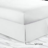 400TC Sateen Solid Cotton Tailored Bed Skirt
