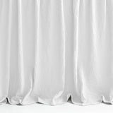 400TC Cotton Sateen Solid Textured Ruffle Bedspread Set