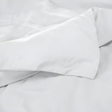 400TC Cotton Luxurious Single Embroidery Sateen Solid Duvet Cover Set