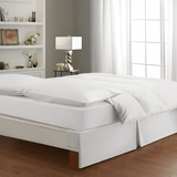 400TC Sateen Solid Cotton Wrap Around Tailored Bed Skirt