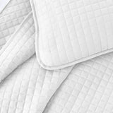 Square Knitted Cotton Coverlet