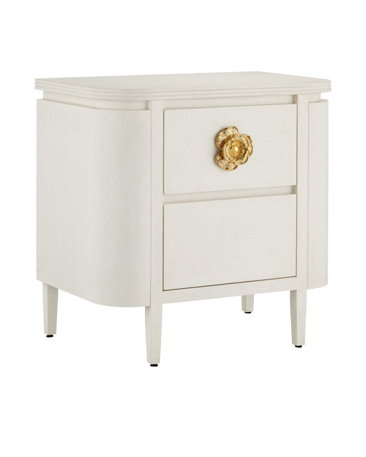Briallen White Nightstand