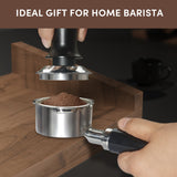 51mm Bottomless Portafilter, Wirsh 3 Ears Full Stainless Steel Bottomless Naked Portafilter