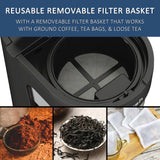 Wirsh Iced Coffee Maker, Iced Tea Maker with 85 Ounce Pitcher,Strength Control and Reusable Filter