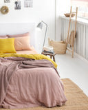 Woodrose waffle blanket