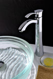 ANZZI Harmony Elegant Vessel Sink Faucet (8.77" H), Single Hole, WaterSense Certified, Rhino Alloy Solid Brass, Various Finishes