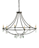 Novella Large Black Chandelier