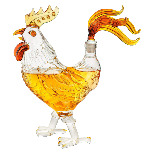 Cock - Chicken Decanter 500ml Whiskey and Wine Decanter