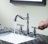 Highland 8 in. Widespread 2-Handle Bathroom Faucet in Polished Chrome