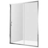 Halberd Series 47 to 48 in. x 72 in. Sliding Framed Shower Door with Tsunami Guard Tempered Glass