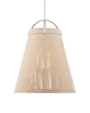 Parnell Large White Pendant