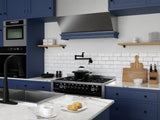 Marca 360-Degree 24 in. Wall Mounted Pot Filler with Dual Swivel