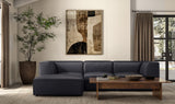 Form Slipper Chair Vantage Black Leather