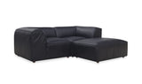 Form Nook Modular Sectional Vantage Black Leather