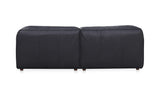 Form Nook Modular Sectional Vantage Black Leather