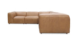 Form Classic L-Shaped Modular Sectional Sonoran Tan Leather