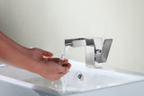 Zhona Series Single Hole Single-Handle Low-Arc Bathroom Faucet in Brushed Nickel