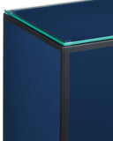 Navy Lacquer Side Table
