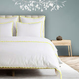 400TC Cotton Small Scallop Embroidery Duvet Cover Set