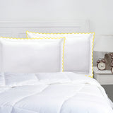 400TC Cotton Small Scallop Embroidery Pillow Sham