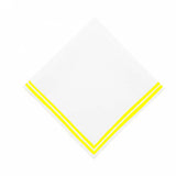 Double Embroidery Border Linen Napkins (Set of 4)