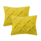 400TC Cotton Pintuck Sateen Solid Pillow Sham