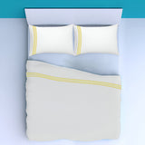 500TC Cotton Triple Embroidery Sateen Solid Sheet Set