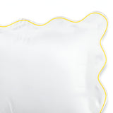 400TC Cotton Scallop Embroidery Sateen Solid Pillow Sham