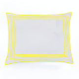 Smart Border 400TC Cotton Embroidery Sateen Solid Pillow Sham