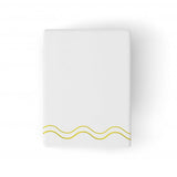 Double Wavy Embroidered Cotton Bath Towels (Set of 2)