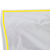 400TC Embroidery Cotton Sateen Solid Duvet Cover Set