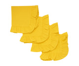 Yellow Ruffled Napkins