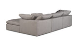 Clay Lounge Modular Sectional Light Grey