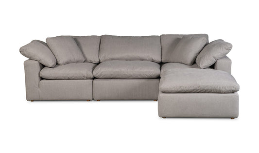 Clay Lounge Modular Sectional Light Grey