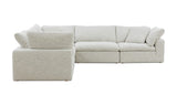 Clay Classic L-Shaped Modular Sectional Coastside Sand