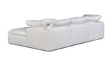 Terra Condo Lounge Modular Sectional Cream White