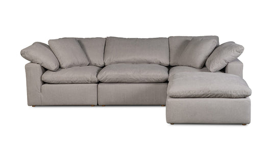 Terra Condo Lounge Modular Sectional Light Grey