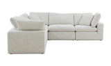 Terra Condo Classic L-Shaped Modular Sectional Coastside Sand
