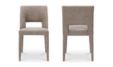 Joyce Dining Chair Light Brown-Set of Two