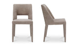 Joyce Dining Chair Light Brown-Set of Two