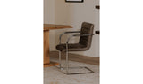 Pedro Dining Chair Green Mohair Set of Two