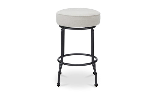 Kelsey Swivel Counter Stool Beige