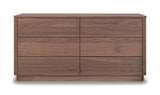 Round Off Dresser Walnut Brown