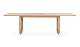 Round Off Large Dining Table Natural Oak