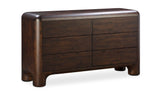Rowan 6 Drawer Dresser Dark Brown