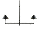 Prosperity Black Rectangular Chandelier