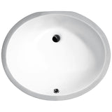 Pegasus Series 18.25 in. Ceramic Undermount Sink Basin in White